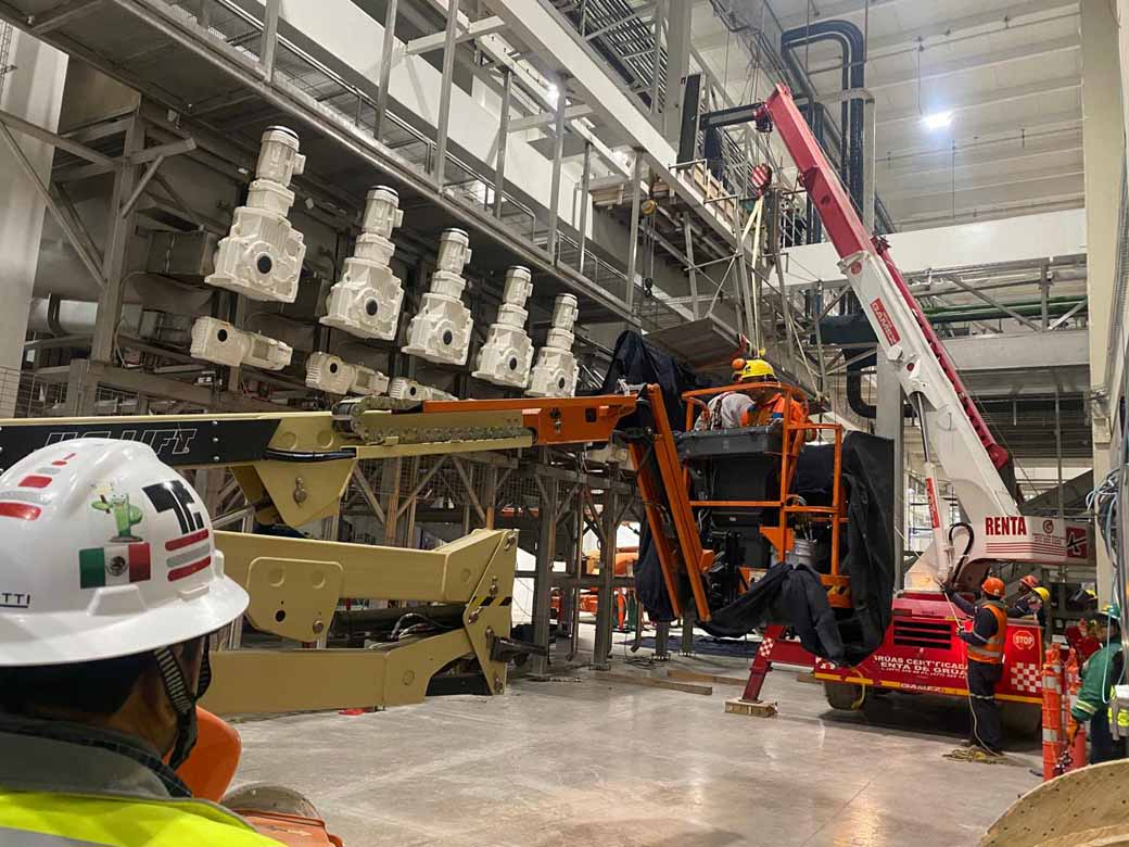 montaje de equipos industriales